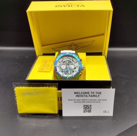 FIRM PRICE-New Invicta Iridescent Speedway Chronograph Men's Watch. - Picture 6 of 11